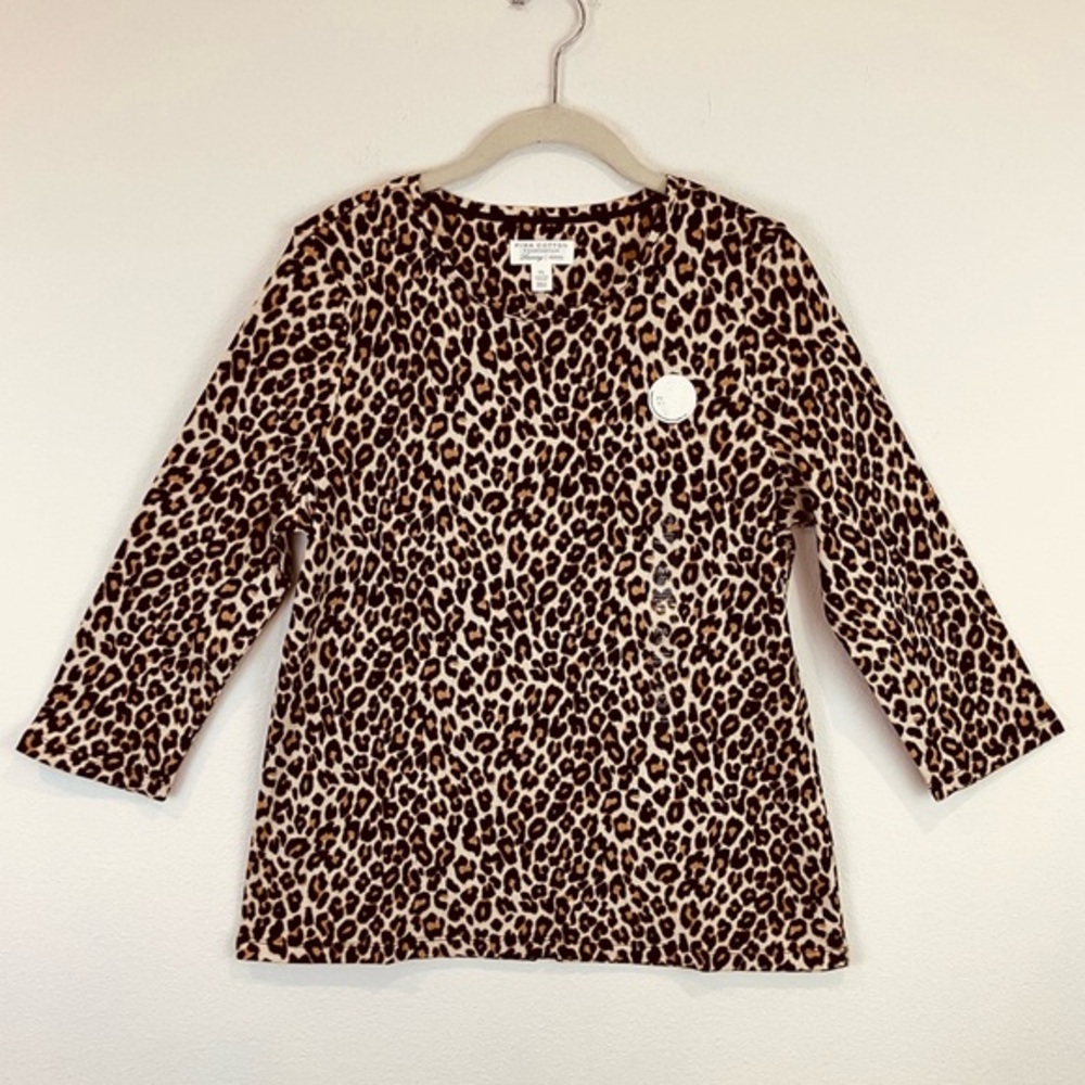 NWT Charter Club 3/4 Sleeve Pima Cotton Tee